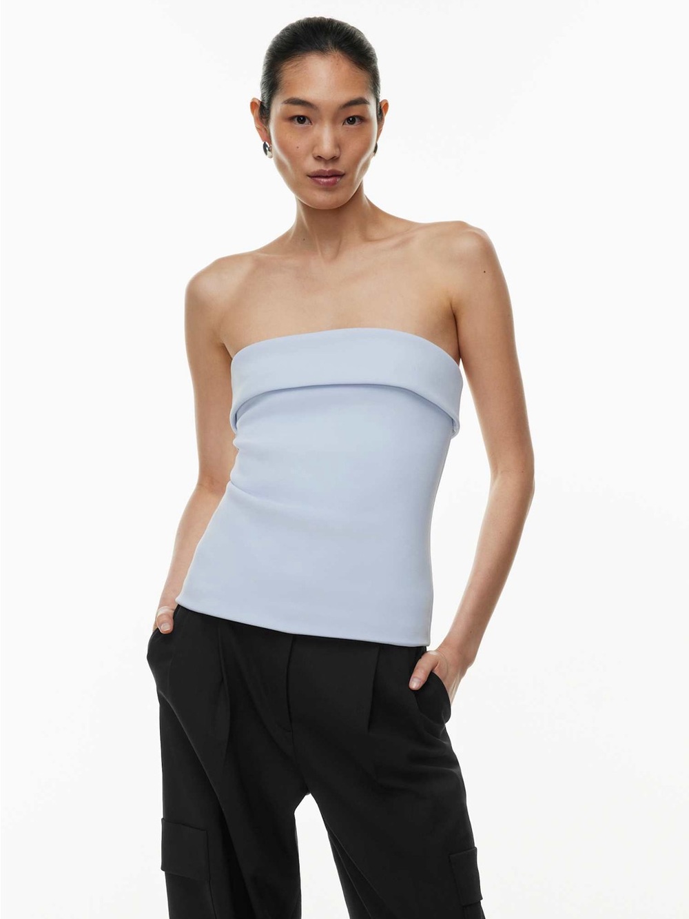 Aritzia Babaton FigureKnit Eyecatcher Tube Top XS